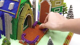 DIY How To Build Harry Potter Hogwarts Great Hall From Magnetic Balls (Satisfaction) Magnet World 4K