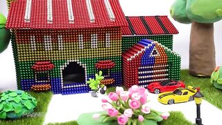 DIY How To Build Simpsons Family House From Magnetic Balls (Satisfying and relax) | Magnet World 4K