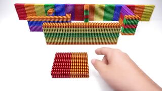 DIY - How To Build Amazing Maze Labyrinth For Pet Hamster from Magnetic Balls | Magnet World 4K