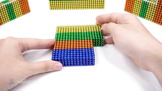 DIY How To Build Survival House with Magnetic Balls ( ASMR ) | Magnet World 4K