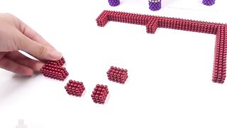 DIY How To Make Indoor Playground with Magnetic Balls ( ASMR )  | Magnet World 4K