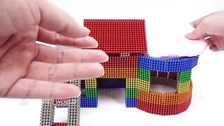 DIY - How To Build Amazing Kitten Cat Pet House from Magnetic Balls (ASMR) | Magnet World 4K