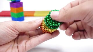 DIY - How To Build London Bridge from Magnetic Balls (Magnet ASMR)  | Magnet World 4K