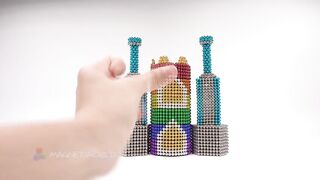 ASMR - DIY Rainbow Classic Mansion with Magnetic Balls Satisfaction 100%  | Magnet World 4K