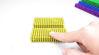 DIY How To Make Rainbow Mayan Temple With 10000 Magnetic Balls (ASMR)  | Magnet World 4K