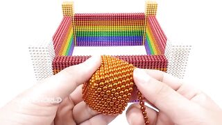 ASMR - How To Make Rainbow Castle With Magnetic Balls, Creative Fun Everyday | Magnet World