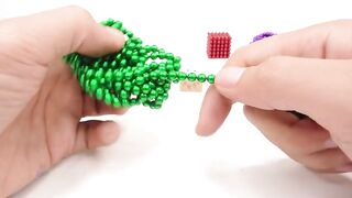 ASMR - How To Make Beautiful Villa House in Lake with Magnetic Balls | Magnet World 4K