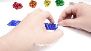 DIY - How To Make Beautiful Fish Pond with 8856 Magnetic balls ( ASMR ) | Magnet World 4k