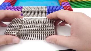 DIY How To Make Beautiful Swimming Pool with 12000 Magnetic Ball (ASMR) | Magnet World 4k