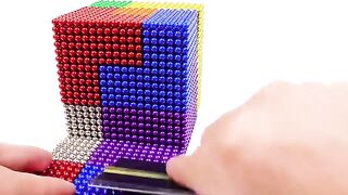 ASMR How To Make Step With Magnet Balls From RainBow Cube | Magnet World 4k