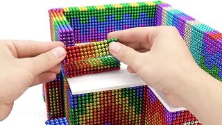Magnet ASMR | Build Most Modern Underground Swimming Pool For Catfish And Eel From Magnetic Balls