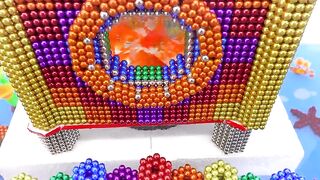 Satisfying and Relaxation with Magnetic Balls | Build Water Park Aquarium For Goldfish ( ASMR )