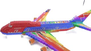 DIY - Build Most Luxury Boeing Plane From Magnetic Balls ( Satisfying ) | Magnet Satisfying