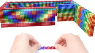 DIY - Build Mega Mansion House And Modern Swimming Pool From Magnetic Balls ( Satisfying )