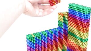 Build Most Beautiful Hamster Mansion House From Magnetic Balls ( Satisfying ) | Magnet Satisfying