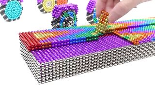 DIY - How to Make Super Truck Car Aquarium From Magnetic Balls ( Satisfying ) | Magnet Satisfying