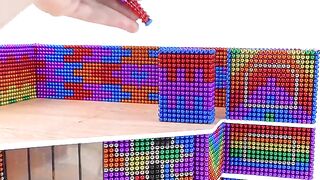 Build Huge Hamster Mansion House And Swimming Pool For Goldfish From Magnetic Balls ( Satisfying )