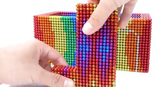 DIY - Build Mud Castle and Waterwheel Fish Pond From Magnetic Balls ( Satisfying)| Magnet Satisfying