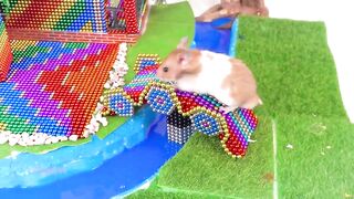 DIY - Build Luxury Villa House and Castle For Hamster From Magnetic Balls ( Satisfying )