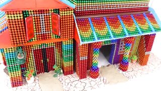 DIY - Build Beautiful Hamster Villa House From Magnetic Balls ( Satisfying ) | Magnet Satisfying