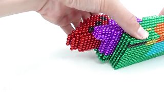 Most Creative - How to Make Motorbike Race From Magnetic Balls ( Satisfying ) | Magnet Satisfying