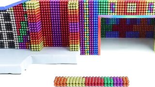 DIY - Build Mega Villa House with Garden From Magnetic Balls ( Satisfying ) | Magnet Satisfying