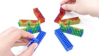 999 Day - Build The Billion Dollar Bridge From Magnetic Balls ( Satisfying ) | Magnet Satisfying