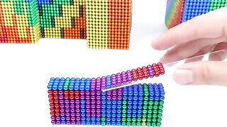 DIY - How To Build Amazing Castle For Tortoises  From Magnetic Balls ( Satisfying )