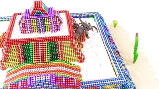 DIY - Build Egyptian Pyramids For Scorpion From Magnetic Balls ( Satisfying ) | Magnet Satisfying