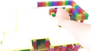 DIY - Build Modern Maze Temple For Hamster From Magnetic Balls ( Satisfying ) | Magnet Satisfying