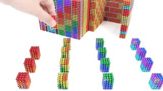 DIY - How To Build Hamster Castle From Magnetic Balls ( Satisfying Videos ) | Magnet Satisfying