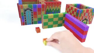 DIY - How To Build Hamster Castle From Magnetic Balls ( Satisfying Videos ) | Magnet Satisfying