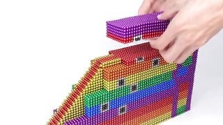 DIY - Build Amazing Pyramid With Fish Pond From Magnetic Balls ( Satisfying ) | Magnet Satisfying