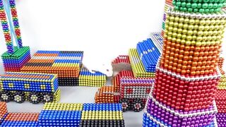 DIY - How to Build Biggest Seaport From Magnetic Balls ( Satisfying ) | Magnet Satisfying