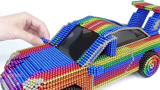 How To Make Porsche Cayenne Helicopter Car From Magnetic Balls ( Satisfying ) | Magnet Satisfying