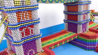 DIY - How To Build Amazing Tower Bridge Aquarium From Magnetic Balls (Satisfying)| Magnet Satisfying