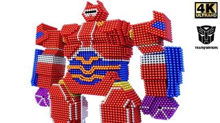 DIY - How To Make Super Transformers Robot From Magnetic Balls ( Satisfying ) | Magnet Satisfying