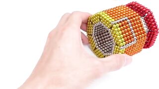 DIY - How To Build Beautiful Castle With Swimming Pool Crocodile From Magnetic Balls ( Satisfying )