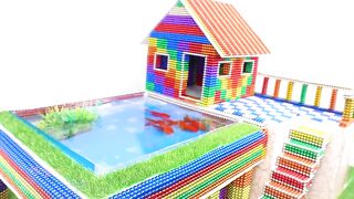 DIY - How To Build Beautiful Villa House and Swimming Pool with Magnetic Balls ( Satisfying )