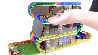 DIY - How To Build Bend Modern House From Magnetic Balls (Satisfying) | Magnet Satisfying