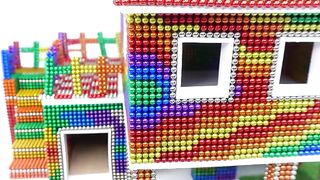 DIY - How To Build Mansion House With Playground From Magnetic Balls (Satisfying)| Magnet Satisfying