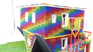 DIY - How To Build Upside Down House For Hamster Family From Magnetic Balls (Satisfying) #stayhome