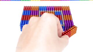 Most Creative - How To Build Beautiful Model House For Lizard From Magnetic Balls ( Satisfying )