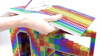 DIY - How To Build Amazing Puppy Dog House From Magnetic Balls ( Satisfying ) | Magnet Satisfying