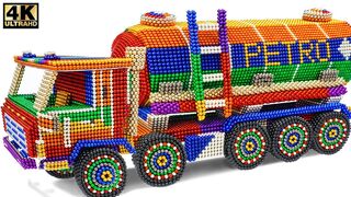 DIY - How To Make Fuel Truck From Magnetic Balls (Satisfying & Relax) | Magnet Satisfying
