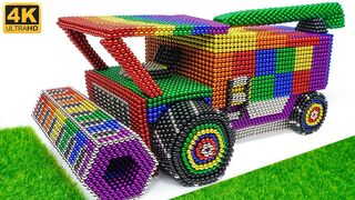 DIY - How to Build Amazing Combine Harvester From Magnetic Balls (Satisfying) | Magnet Satisfying