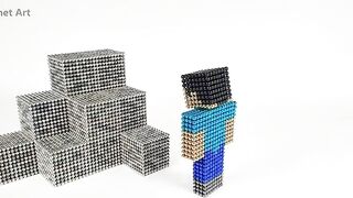 Minecraft Diamond Steve VS Monster Magnets 네오큐브 다이아몬드 스티브