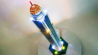 Princess Tower made of magnetic balls 네오큐브 프린세스타워
