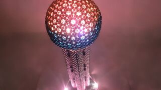 Reunion Tower out of magnetic balls (네오큐브)