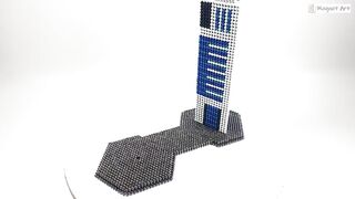 Emirates Towers Made of Magnet balls(네오큐브)